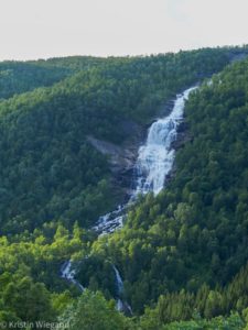Naturen i Sulitjelma har flere vakre fosser