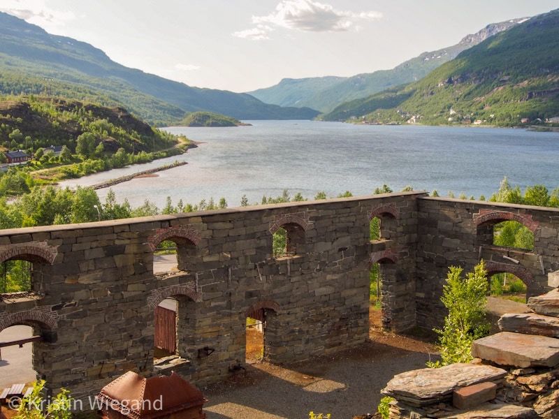 Utsikten fra ruinene av verket i Sulitjelam